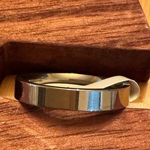 Fashion Titanium Steel Ring, Non-Tarnish, size 9 Brand New!